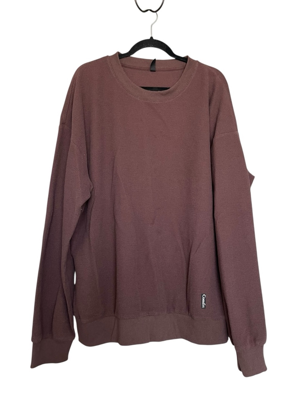 COMFRT Waffle-Knit Crewneck Sweater